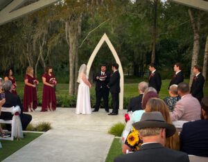 Wedding Ceremony at The Springs TX 